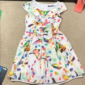 Colorful dress!